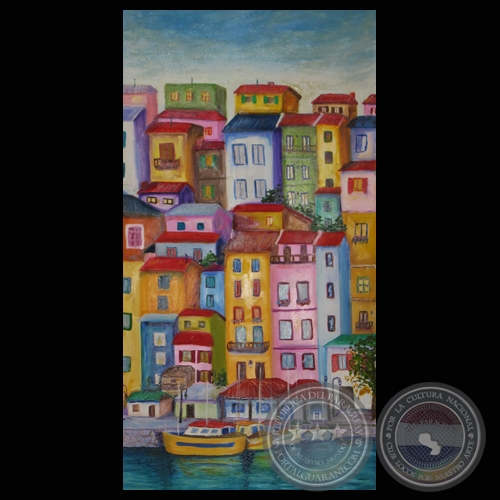 PUERTO, 2010 - Óleo de BERNARDITA BRAVO